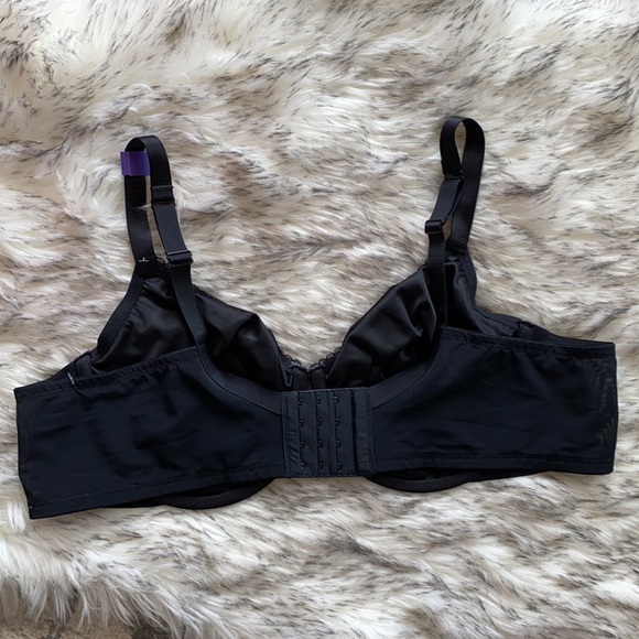 NWOT Catherines Unlined Lace Trim Underwire Bra - Picture 3 of 5